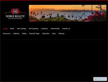 Tablet Screenshot of noblerealty.com.fj